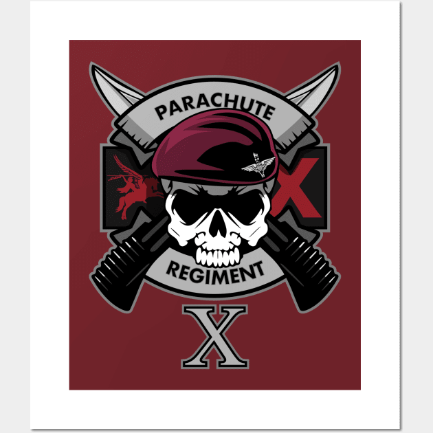 Parachute Regiment - 10th Battalion Wall Art by TCP